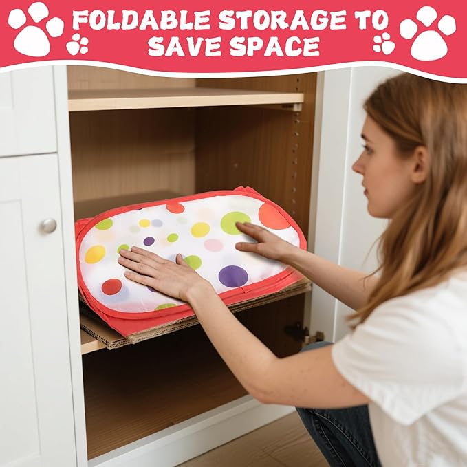 Foxtell Cat Ball Pit Include 229 PCS Interactive Cat Toys for Indoor Bored Self Play Enrichment Toy for Indoor Cats Interactive Fun and Exercise
