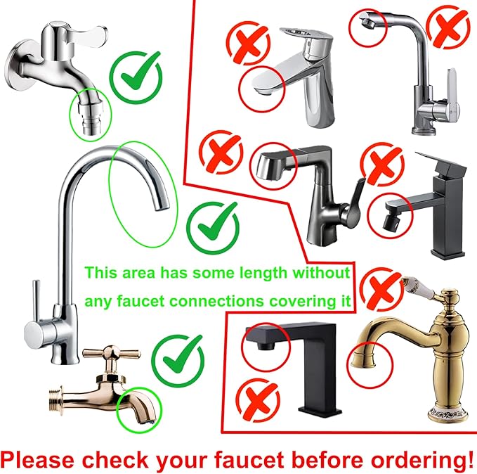 13.12ft/4m Sink Spray Hose,Shampoo Sprayer Hose Handheld Portable Sink Hose Spraye Strainers for Bathing Baby,Pets Shower,Rinsing Vegetables,Washing Hair