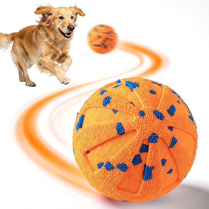 Interactive Dog Toys Ball, 3 Play Modes with Colorful Lights, Automatic Moving, Bouncing, E-TPU Material, Suitable for Large and Medium-Sized Dogs, Used for Boredom Relief and Daily Training