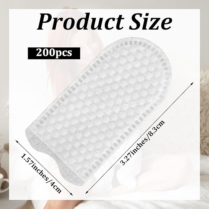 200 Pcs Cotton Finger Cots Dog Ear Wipes for Pet Ear Cleaning Cloth Finger Cots Fingers Covers Fingers Gloves Disposable for Nails Cleaning Dog Cat Teeth Cleanings Grooming Nail Trimming Precise Tasks