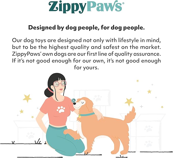 ZippyPaws - Holiday Burrow, Interactive Squeaky Hide and Seek Plush Dog Toy - Easter Carrot
