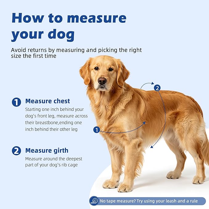 No Pull Dog Harness, Upgraded Padded No-Choke Pet Vest with Front and Back Clips, Effortless Walking Adjustable Dog Gear with Traffic Handle and Reflective Straps for Training (Black,L)