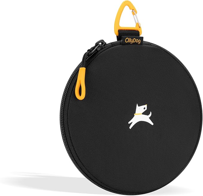 OllyDog Superbowl | Collapsible Dog Travel Bowl | 2-Compartment Food & Water | Foldable Portable Dog Dish | Hiking Camping Backpacking | Small Medium Large Dogs (Surf)
