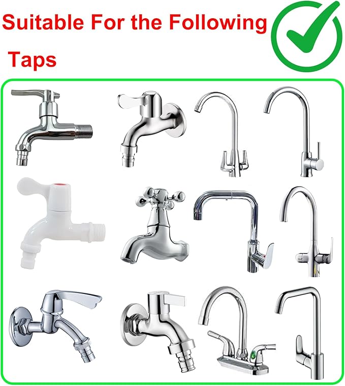 13.12ft/4m Sink Spray Hose,Shampoo Sprayer Hose Handheld Portable Sink Hose Spraye Strainers for Bathing Baby,Pets Shower,Rinsing Vegetables,Washing Hair