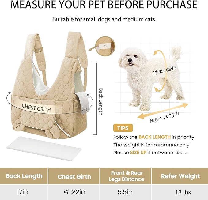 JourCraf Pet Carrier Backpack, Adjustable Pet Front Cat Dog Carrier Backpack Travel Bag for Small Medium Dogs Cats and Rabbits, Safety Strap with Removable Bottom Plate for Camping Hiking Traveling