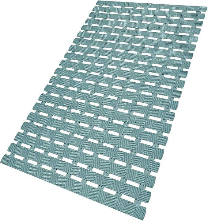 Bathtub Shower Mat, Pet Dog Bathing Non-Slip Mat, Dog Bath mat for tub, Quick Drain Bathtub Mat with Suction Cups & Drain Holes for Bathroom, 27.1x15.7 Inch (Mars Green)