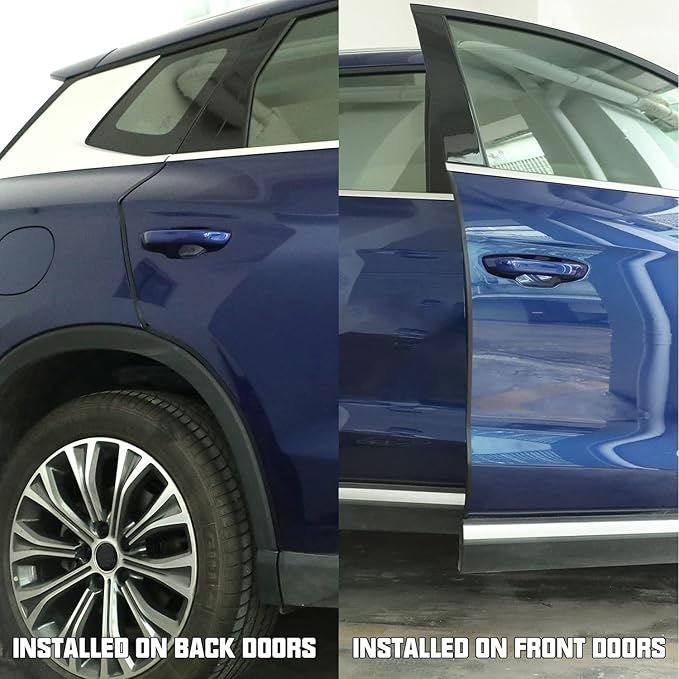 Winunite 65.6ft (20m) Car Door Edge Guards Black – Self-Adhesive PVC, U-Shaped, Fits Most Vehicles, Fade-Resistant, Scratch- and Chip-Resistant – Reduces Dings in Parking Lots