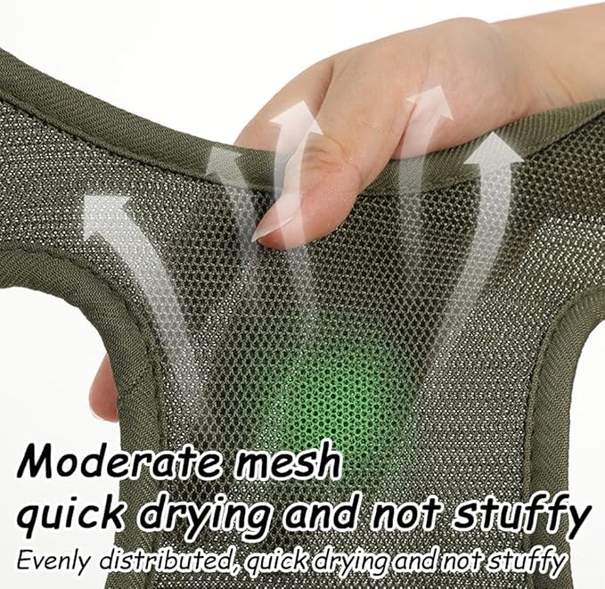 Pet Grooming Hammock – Breathable Mesh Cat & Dog Sling for Nail Trimming, Ear Cleaning & Bathing, Secure Suspension Helper for Small to Medium Pets (Size M, 20-29.5 lbs)