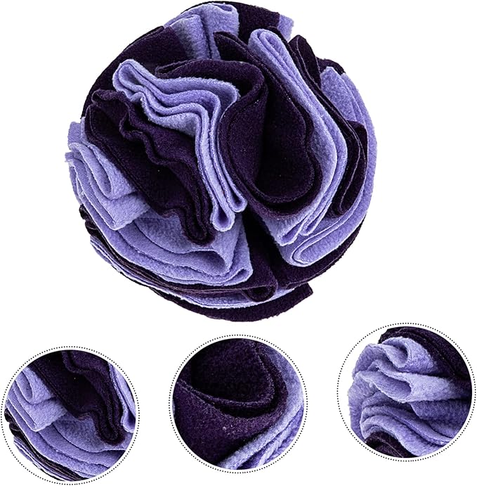 Upgraded PET Dog Sniff Ball Interactive Chewing Toy for Dogs Colorful Snuffle Ball for Sniffing and Treats for Training and Playtime
