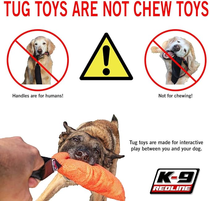 Redline K9 Puppy Prey Drive Building Flirt Pole tug Toy