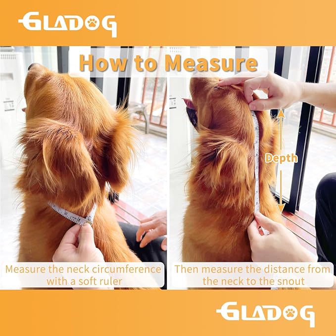 Soft Dog Cone Collar, 2 PCS (for Exact Size) Flexible Plastic Cone for Dogs After Surgery, Dog Recovery Collar, Adjustable E-Collar for Large/Medium/Small Dogs Cat, Comfy Elizabethan Collar (L)