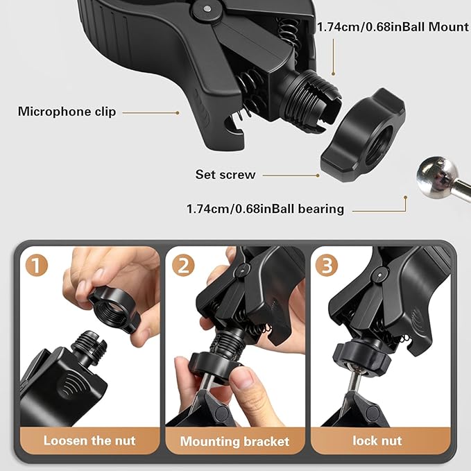 Hair Dryer Holder, 360 Degree Rotatable Hands-Free Clamp-on Dog Hair Dryer Stand, Black Adjustable Lazy Bracket for Home Salon Dog Cat Grooming