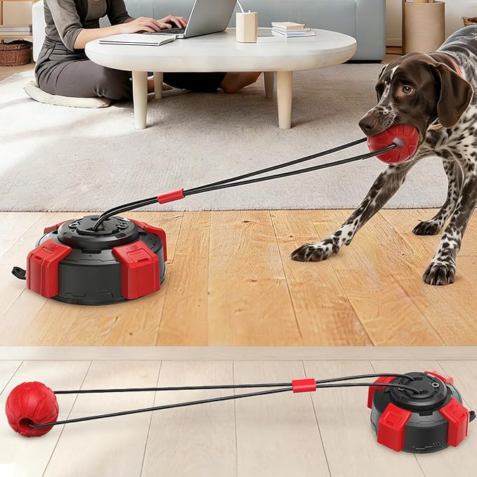 Upgraded Powerful Interactive Dog Tug of War Toy, Puppy Teething Toys for Aggressive Chewers, Indestructible Dog Stimulation Toys to Keep Them Busy, Chew Toy for Small Medium Large Breed Dogs