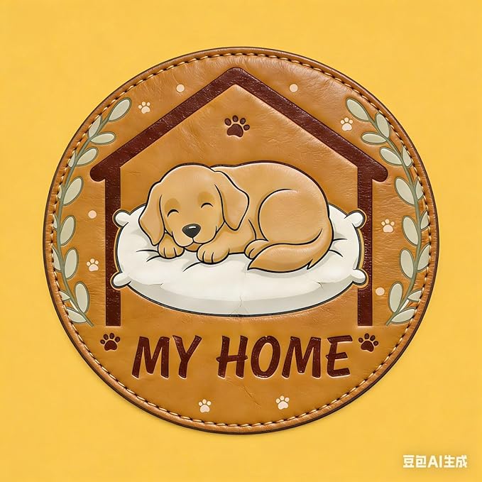Orthopedic Dog Bed for Medium Dogs- Memory Foam Pet Bed with Cooling Support, Calming Washable Dog Bed with Soft Bolster, Removable Machine Washable Cover, Non-Slip Bottom with My Home Label