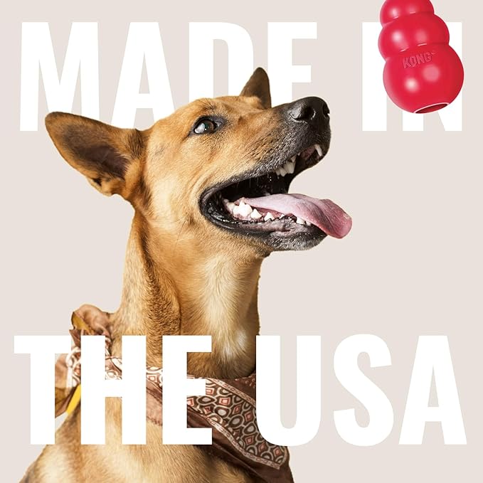 KONG Extreme Ring - Durable Natural Rubber Ring Toy for Healthy Chewing Habits - Chew Toy Supports Dog Dental Health - Dog Toy Supports Instincts During Playtime - for XL Dogs
