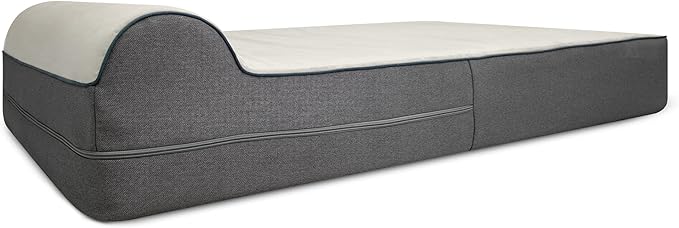 KOPEKS Dog Bed Replacement Cover Memory Foam Beds - Extra Large (Jumbo Size) - Deluxe Grey