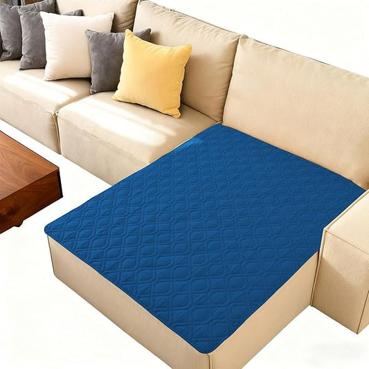 hyha Waterproof Dog Bed Blanket, Soft Pet Blankets, Waterproof Couch Cover for Dogs, Reversible Sofa Covers Washable for Furniture (40x50 Inch, Navy Blue/Blue)
