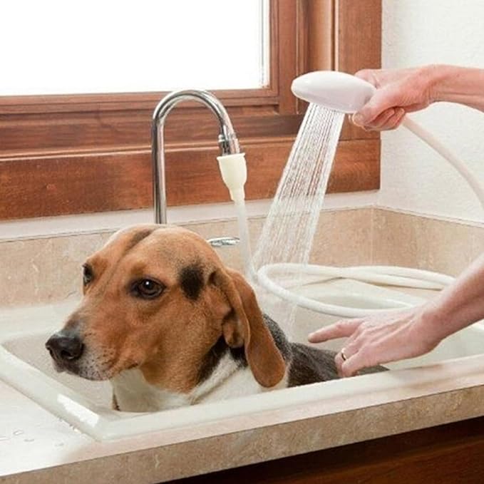 Pet Washing Grooming Tools Shower Sprayer Portable Dog Shower Head Sprayer For Tub Faucet Cat And Dog Bath Cleaning Supplies Massage Easy