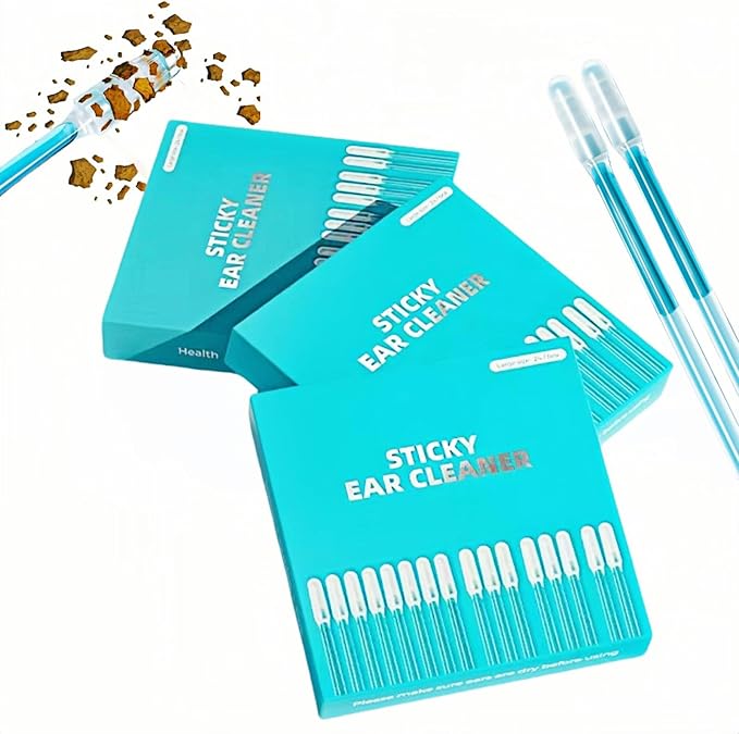 Ear Wax Removal Tools,Reusable Stickiness Ear Swab for Both Adults and Children（4 Packs (96 PCS)