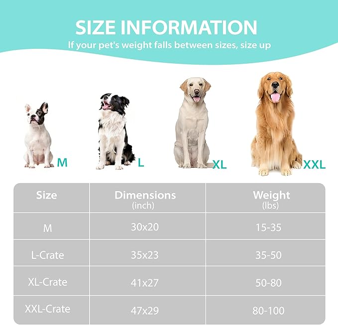 Cooling Dog Bed for X Large Dogs - Orthopedic Pet Beds with Memory Foam, QMAX>0.5, Waterproof Removable Washable Cover for Hot Weather, Wander Blue, 41" L x 27" W x 3" H