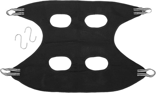 Haofy Pet Grooming Hammock Restraint Bag Multi Functional Cat Dog Grooming Sling Hanging Harness for Secure Nail Trimming Brushing Teeth Cleaning DIY for Pets at Home Salon (XS)