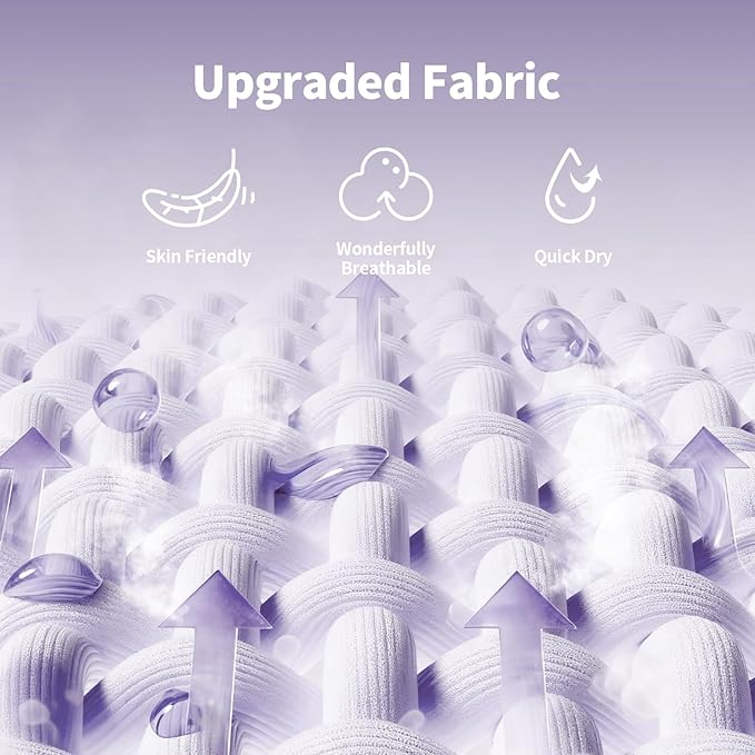 Dog Shirt, Cooling Vest Lightweight Breathable, Dog T-Shirts All-Season Sun Protection Quick Dry Soft Stretchy Reflective Tank Top - Small Medium Large Dogs (Brier Rose+Lilac Ether, X-Large)