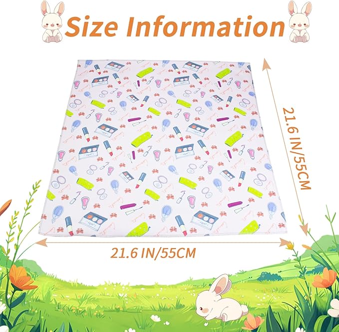 21.6'' Grooming Wrap for Rabbit, Rabbit Wrap for Grooming Cutting Nails, Soft Rabbit Restraint for Nail Clipping Rabbit Swaddle Wrap for Nail Trimming Anti-Scratch Anti-Escape Pet Tool Wrap
