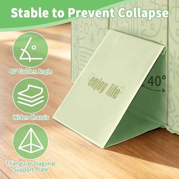 YUEPET Foldable Dog Bathtub,Portable Pet Bath ub with Drain Plug,Collapsible Wash Shower Basin with Non-Slip Base, Insulated Shower Pool for Small to Medium Dogs & Cats, Space-Saving for Travel（Green）