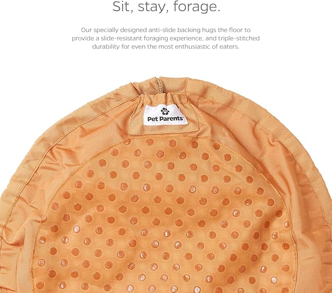 PET Parents Forager Snuffle MAT and Slow Feeder Dog Bowl, Meadow Natural