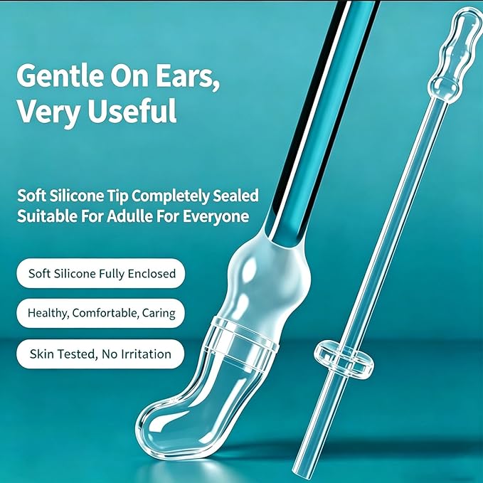 72 Pcs Earwax Swabs Ear Wax Tool, Reusable Adhesive Earwax Swabs, Gentle Ear Cleaning Stick Sticky Ear Cleaning Stick Gentle, Reusable Adhesive Ear Cleaning Sticks