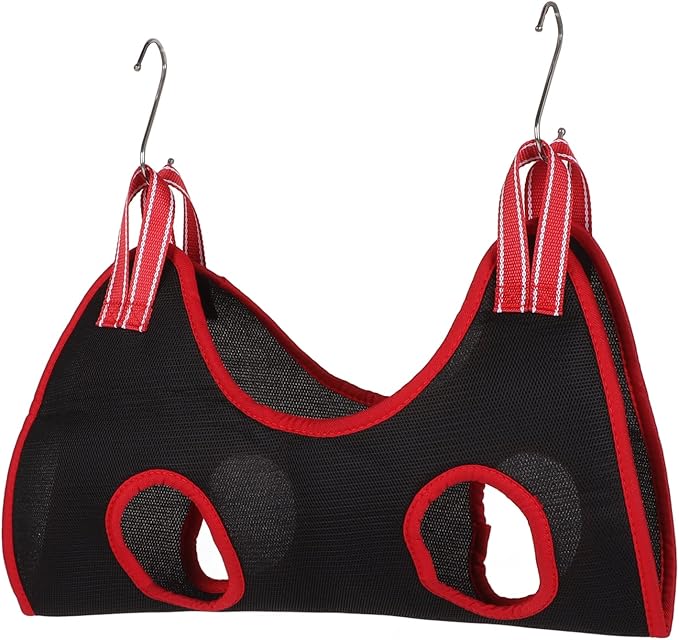 Dog Grooming Hammock, Dog Grooming Harness Breathable Dog Sling For Grooming Dog Hammock For Nail Trim Dog Hammock Restraint Bag with Nail Clipper Comb For Puppy Cat (M)