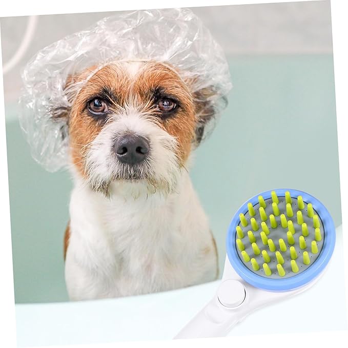 SUPVOX Pet Shower Scrubber Sprayer with Hose Abs Durable Dog Bath Brush for Puppy Grooming and Like Stream for Gentle Cleaning and Efficient Rinsing