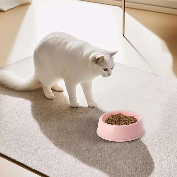 Heavy Duty Non-Slip Pet Bowl for Cats & Dogs - Thickened Spill-Proof Food & Water Dish with Wide Base, Tip-Proof Design for Pet Owners