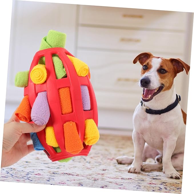 Angoily Interactive Snuffle Ball for Dogs Breed Treat Dispenser Toy for Enrichment Slow Feeding and Mental Stimulation Easy to Clean Engaging Dog Playtime