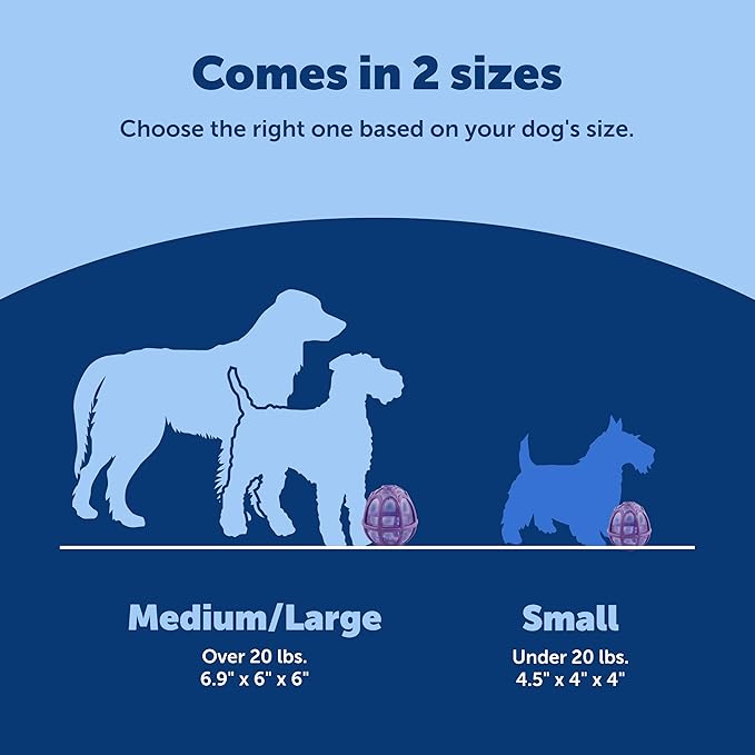 PetSafe Busy Buddy Kibble Nibble - Dog Toy - Treat and Food Dispenser - Slow Feeder - Medium/Large