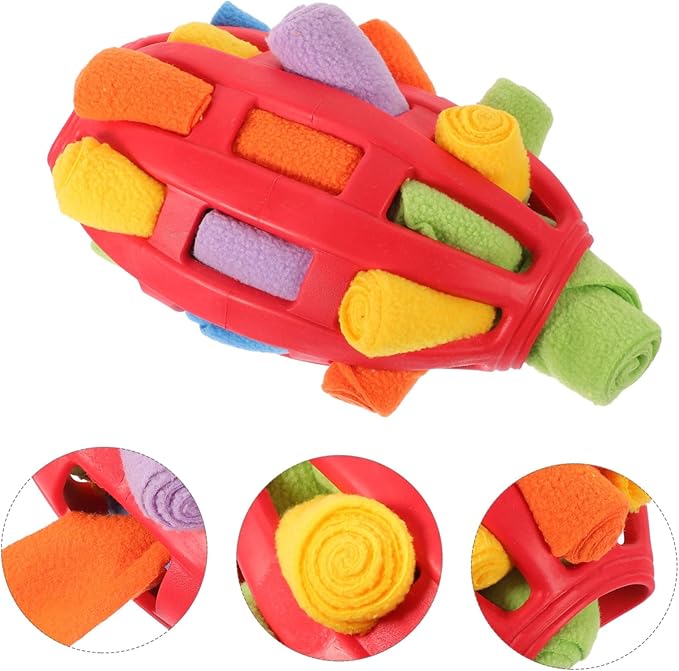 Angoily Interactive Snuffle Ball for Dogs Breed Treat Dispenser Toy for Enrichment Slow Feeding and Mental Stimulation Easy to Clean Engaging Dog Playtime