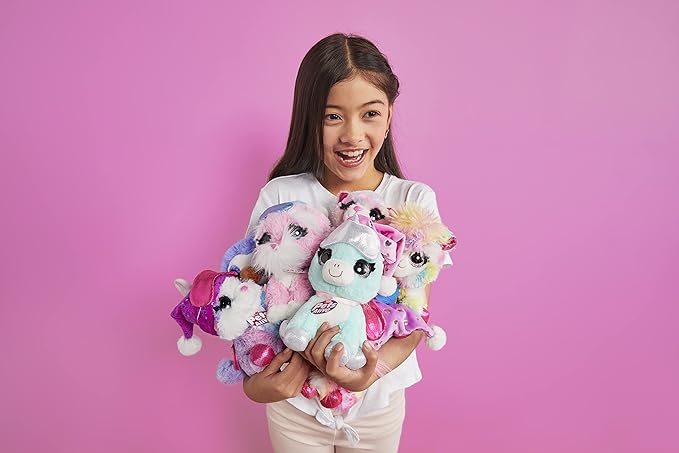 Pets Alive Pet Shop Surprise by ZURU - Interactive Kids Toys with Electronic 'Speak & Repeat', Animal Playset Llama Gifts for Girls and Kids (Series 2)