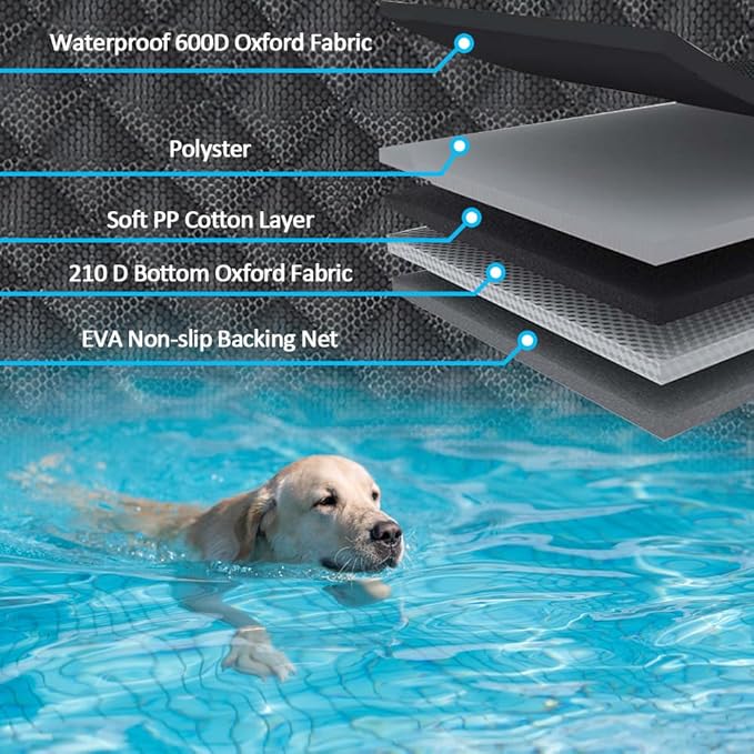 Dog Car Seat Cover for Back Seat Pet Cover for Dogs Waterproof Car Seat Protector Bench Seat Cover, Scratchproof Nonslip Durable Car Seat Covers for SUV,Truck &Cars(Standard Size:52W*48L)