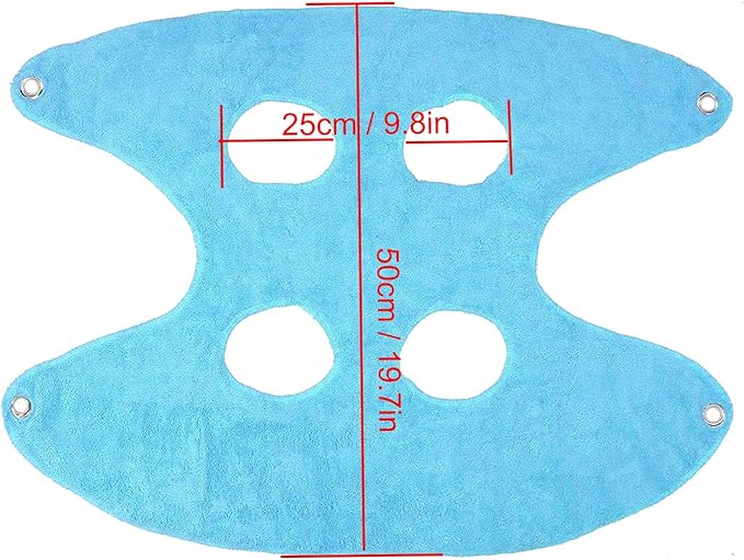 Dog Grooming Hammock, Multifunctional Dog Nail Clipping Harness for Washing for Bathing(S Code, Blue)