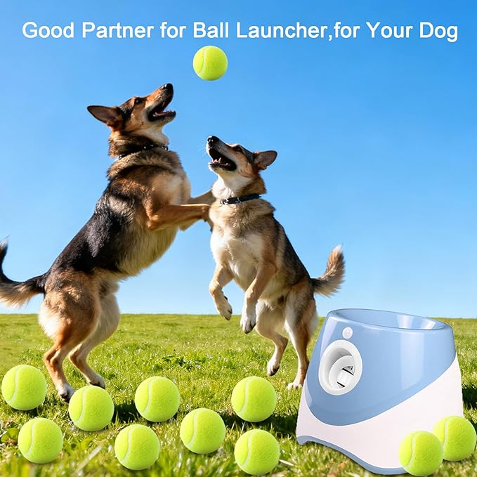 10 Pack of 2 Inch Mini Tennis Balls for Small Dogs, Fetch & Chew Toys, Compatible with 2" Automatic Ball Launchers for Interactive Play (Green 2)