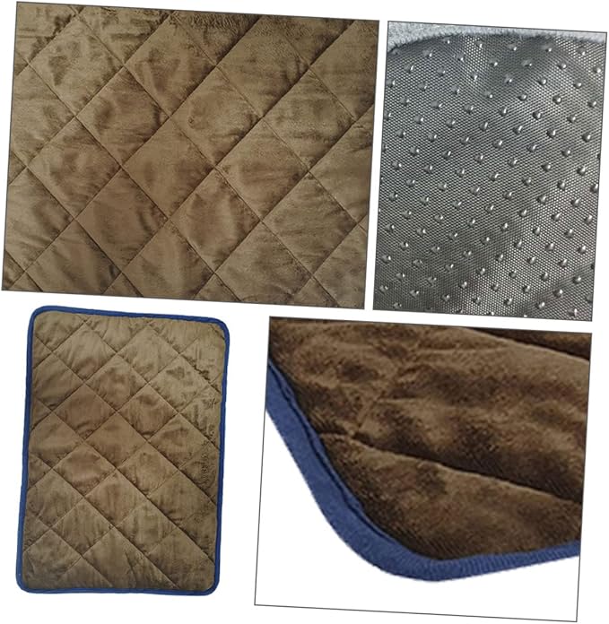 Self Heating Pet Pad 19.68X15.74In Insulated Heated Blanket for Dogs Cats Machine Washable Cover Indoor Outdoor Thermal Mat