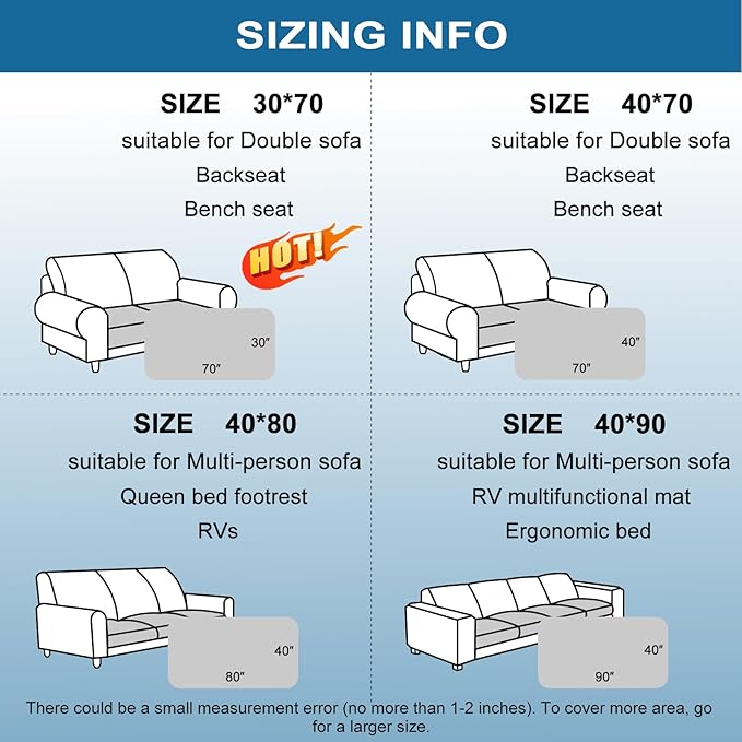 hyha Waterproof Dog Blanket, Soft Dog Bed Cover Pet Blankets, Waterproof Sofa Couch Cover for Dogs Washable, Reversible Pet Couch Covers for Sofa Furniture (40x70 Inch, Navy Blue/Blue)