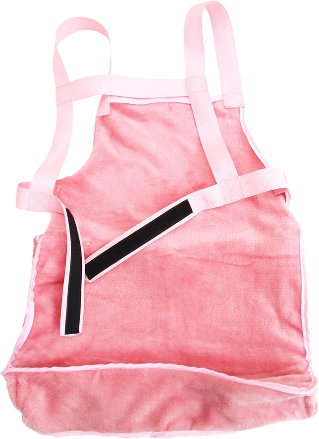 Generic Pet Dog Cat Carrier for Lap Cat or Lap Dog Travel Shoulder Bag Sling Front Backpack Soft Plush Handmade (Pink), Medium