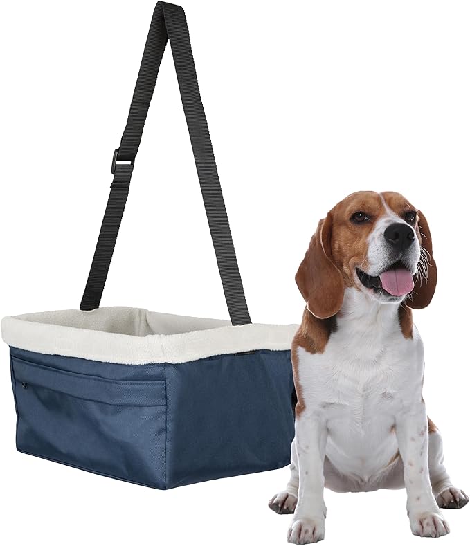 PetSafe Happy Ride Booster Seat - Navy - 12 lb