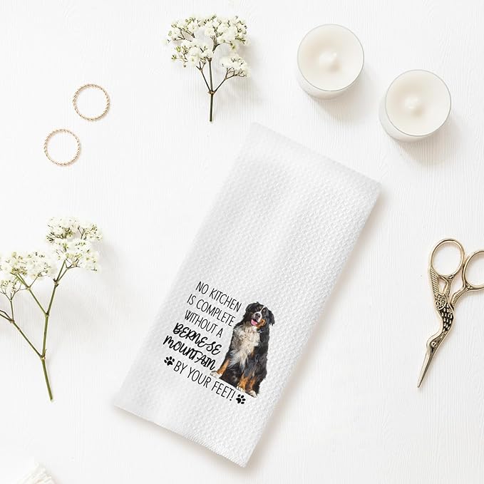 Bernese Mountain Dog Kitchen Towels - Mom Gifts, Lovers Gifts, No Kitchen Complete Without Bernese Mountain Dog Hand Dish Towels, 16x24