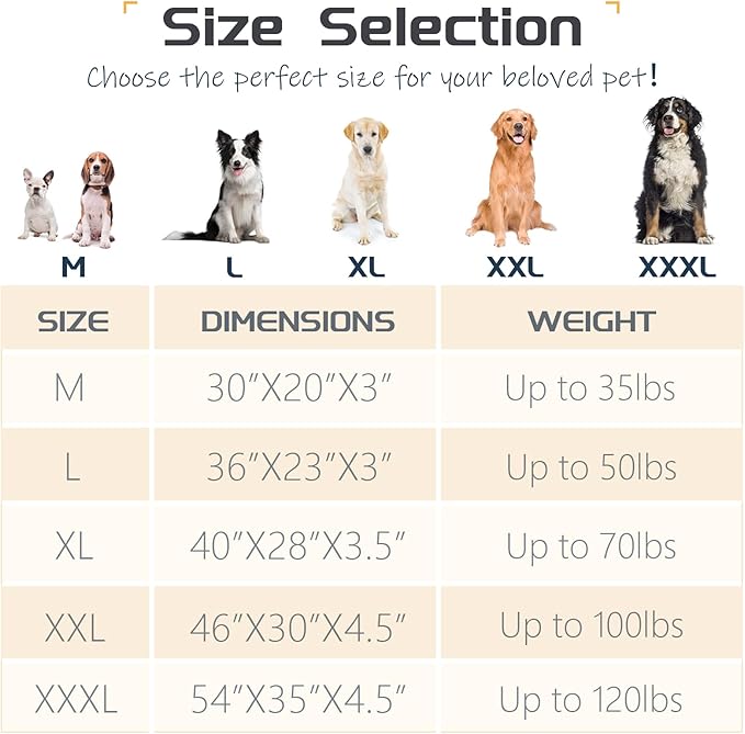 Dog Beds for Medium,Large Dogs Breeds,Sofa Dog Bed with Pillow for Crate Kennel, Super Soft Pet Bed for Support Bolster, Comfortable Pet Couch Bed & Non-Slip Bottom