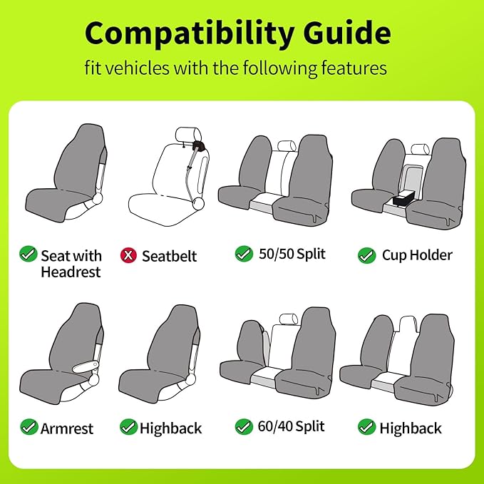 Leader Accessories Towel Waterproof Car Seat Cover Beige for Trucks SUV Seats Fitness Athletes Pets Gym and Water Sport