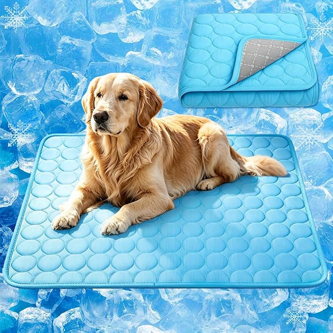 Dog Cooling Mat 2026 Upgraded Arc-Chill Cooling Dog Bed Mat, Washable Pet Cooling Pad (Q-Max>0.4) Cooling Mat for Dogs & Cats Indoor & Outdoor Car Seats