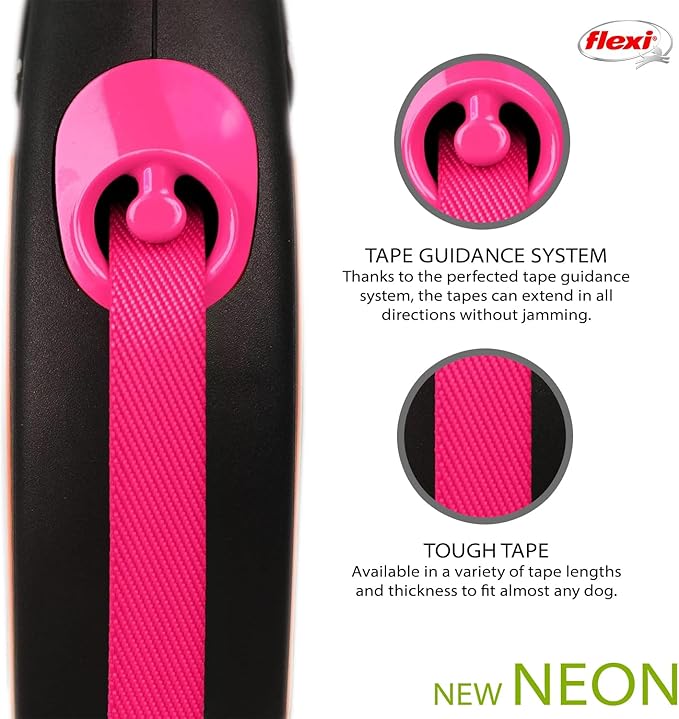 Flexi Neon Tape Pink Small 5m