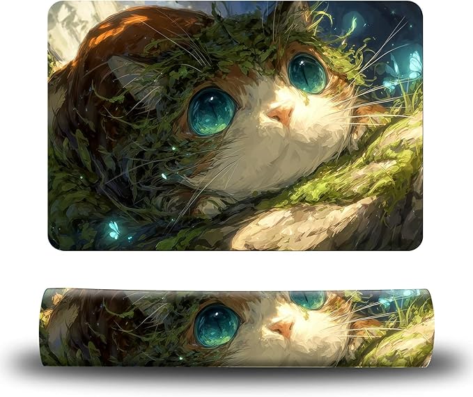 Dog Food Mat, 19.6" x 23.6" Absorbent Pet Feeding Mat for Food and Water, Waterproof Diatom Mud Pet Placemat with Non-Slip Rubber Backing, Easy Clean Cat Bowl Mat for Floors - Tree Cat
